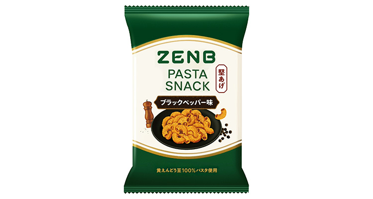 ZENBパスタスナックシリーズに新フレーバー「ブラックペッパー味」が登場!