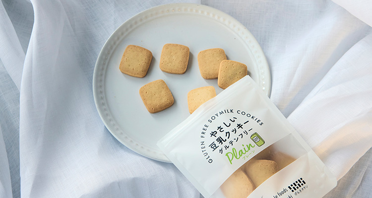 グルテンフリー&プラントベース げんきタウン「やさしい豆乳クッキー」リニューアル