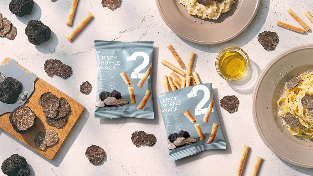 プラントベーススナック「2Snack 香るトリュフ」国際線JALビジネスクラスに採用