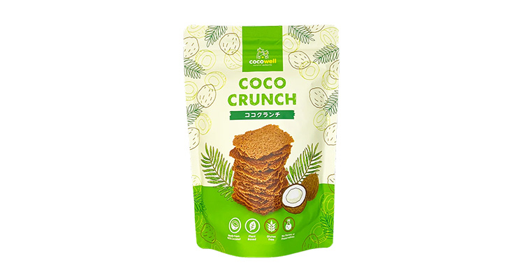 9月2日世界ココナッツデーに有機ココナッツ90%以上使用の新スナック「ココクランチ」発売